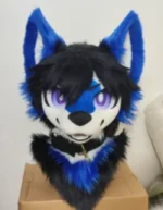 Blue Wolf Kemono Head Fursuit