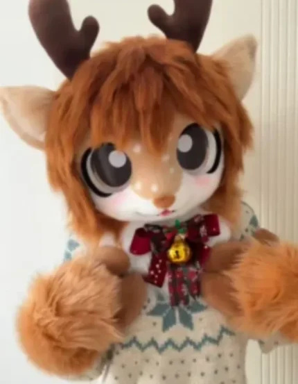 Elk Kemono Head Fursuit