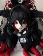 Black Fox Clown Kig Head Fursuit