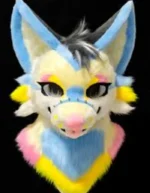 Wolf Toony Head Fursuit,