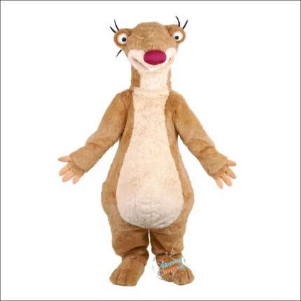 Sid the Sloth Mascot Costume