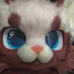 Chocolate Chips Kitten Kemono Head
