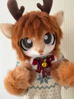 Elk Kemono Head Fursuit