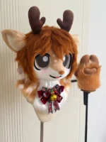 Elk Kemono Head Fursuit