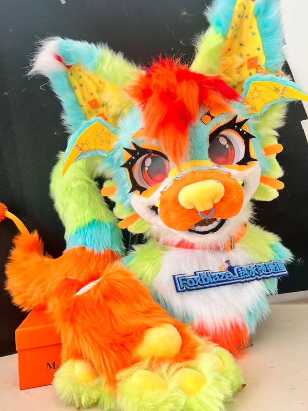 Punk Bat Puppy Toony Head Fursuit Punk Bat Puppy Toony Head Fursuit