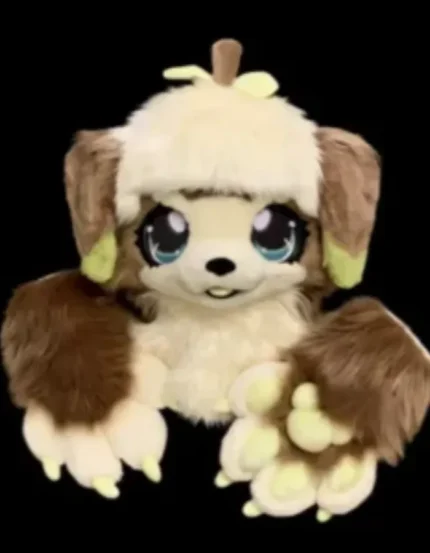 Brown White Sloth Themed Cute Mini Partial Fursuit