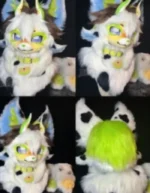 Cow Print Sweet Fantasy Creature Mini Partial Fursuit