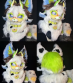 Cow Print Sweet Fantasy Creature Mini Partial Fursuit