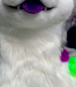 Neon Fox Kemono Head Fursuit