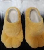 Cabbage animal foot shoes cat claw fur shoes