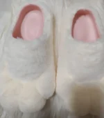 Cabbage animal foot shoes cat claw fur shoes