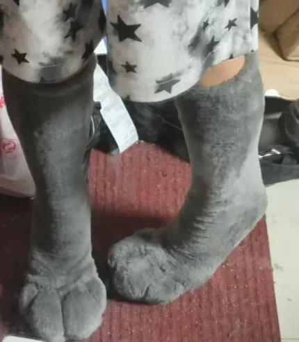 [Customizable] Fursuit feet reverse-digitigrade (bent heel)