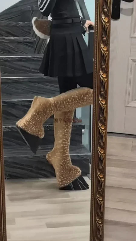 [Customizable] Fursuit feet reverse leg+tail