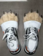 Furry Animal claw shoes outdoor
