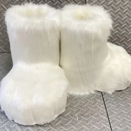 white fursuit paws
