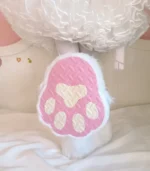 White Kitten Kig series animal suit animal feet lamb feet