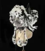 White Dotted Dark Spider Emo Fursuit