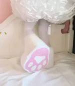 White Kitten Kig series animal suit animal feet lamb feet