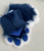 cosplay navy blue feet gloves kig furry costume
